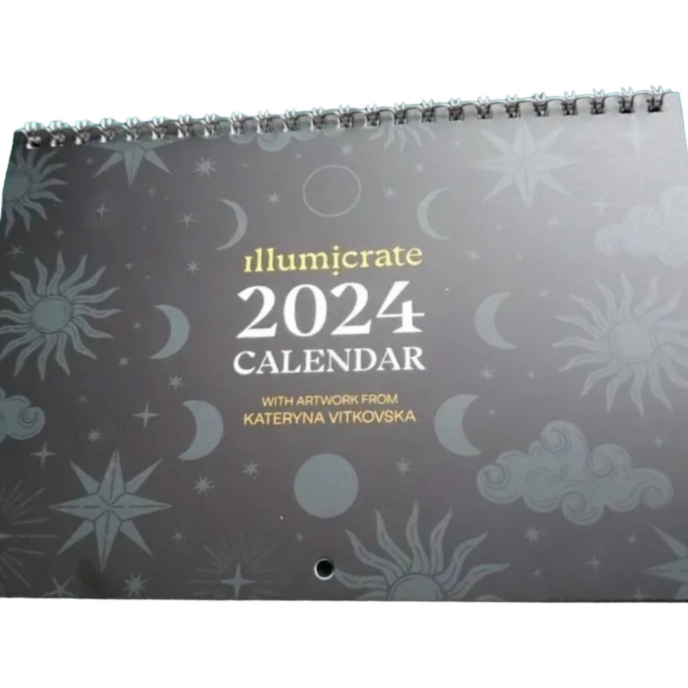 ILLUMICRATE Spiral Monthly Calendar 2024  In the Stars New Stunning Artwork